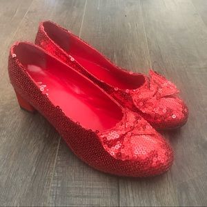 Ruby Red Sequin “Judy” Adult Wizard of Oz Shoes